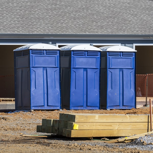 how often are the porta potties cleaned and serviced during a rental period in Cohagen MT